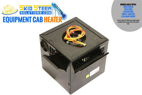 skid steer engine pre-heater|cab heater for tractor.